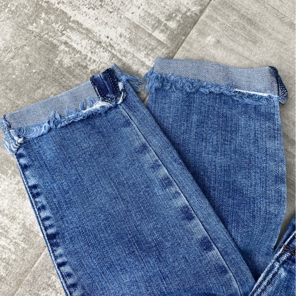 Mavi Jeans high rise raw folded hem size 25/29 - Picture 6 of 12